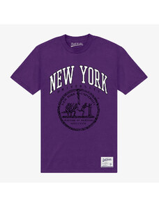 Koszulka męska Merch Park Agencies - New York University Crest Unisex T-Shirt Purple