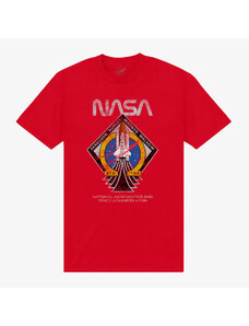 Koszulka męska Merch Park Agencies - NASA STS135 Unisex T-Shirt Red