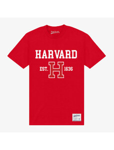 Koszulka męska Merch Park Agencies - Harvard University Est 1636 Unisex T-Shirt Red