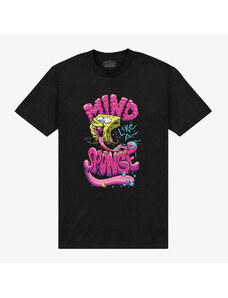Koszulka męska Merch Park Agencies - SpongeBob SquarePants Mind Sponge Unisex T-Shirt Black