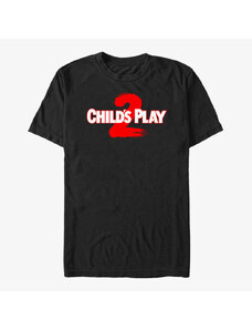 Koszulka męska Merch NBCU Chucky - Childs Play 2 Logo Unisex T-Shirt Black