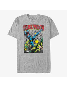 Koszulka męska Merch Marvel Avengers Classic - Kick That Gun Unisex T-Shirt Heather Grey