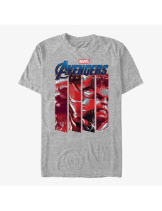 Koszulka męska Merch Marvel Avengers: Endgame - Four Strong Unisex T-Shirt Heather Grey