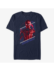 Koszulka męska Merch Marvel Avengers: Infinity War - Spiderman Tech Unisex T-Shirt Navy Blue