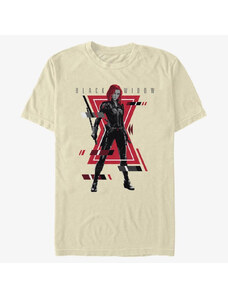 Koszulka męska Merch Marvel Black Widow - Widow Glitch Unisex T-Shirt Natural