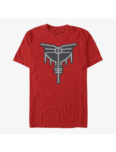 Koszulka męska Merch Marvel Thor: Love and Thunder - Silver Symbol Unisex T-Shirt Red