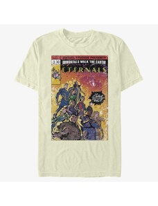 Koszulka męska Merch Marvel The Eternals - VINTAGE STYLE COMIC COVER Unisex T-Shirt Natural