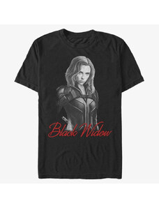 Koszulka męska Merch Marvel Black Widow - Black Widow Mono Unisex T-Shirt Black