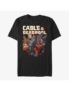 Koszulka męska Merch Marvel Deadpool - Double Trouble Unisex T-Shirt Black