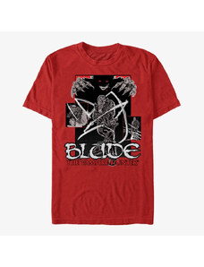 Koszulka męska Merch Marvel - Blade Comic Unisex T-Shirt Red