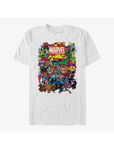 Koszulka męska Merch Marvel Avengers Classic - Entire Cast Unisex T-Shirt White