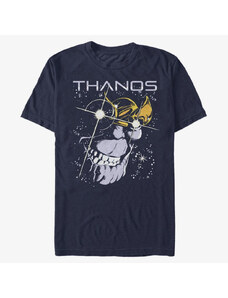 Koszulka męska Merch Marvel Avengers Classic - Thanos Stars Unisex T-Shirt Navy Blue
