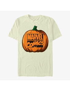 Koszulka męska Merch Marvel - Logo Pumpkin Unisex T-Shirt Natural