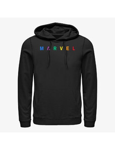 Męska bluza z kapturem Merch Marvel - SIMPLE LOGO EMB Unisex Hoodie Black