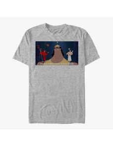 Koszulka męska Merch Disney Emperor's New Groove - So Confused Unisex T-Shirt Heather Grey