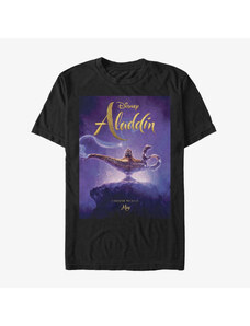 Koszulka męska Merch Disney Aladdin: Live Action - Aladdin Live Action Cover Unisex T-Shirt Black
