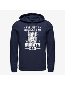 Męska bluza z kapturem Merch Marvel Avengers Classic - Mighty Dad Man Unisex Hoodie Navy Blue