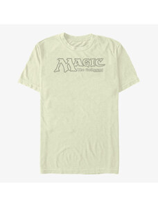 Koszulka męska Merch Magic: The Gathering - Magic The Gathering Classic Logo Unisex T-Shirt Natural