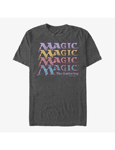 Koszulka męska Merch Magic: The Gathering - Retro Stack Unisex T-Shirt Dark Heather Grey