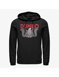 Męska bluza z kapturem Merch Disney Classics Dumbo - Dumbo is Dumbo Unisex Hoodie Black