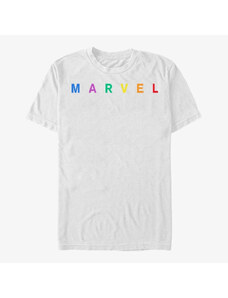 Koszulka męska Merch Marvel - SIMPLE LOGO EMB Unisex T-Shirt White