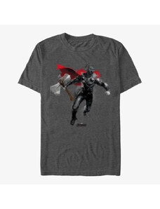 Koszulka męska Merch Marvel Avengers: Endgame - Thor Paint Unisex T-Shirt Dark Heather Grey