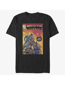 Koszulka męska Merch Marvel The Eternals - Halftone Cover Unisex T-Shirt Black