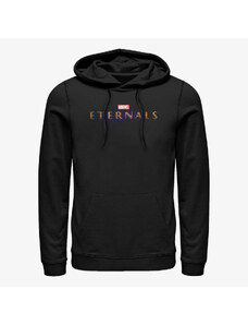 Męska bluza z kapturem Merch Marvel Eternals - Eternals Logo Unisex Hoodie Black