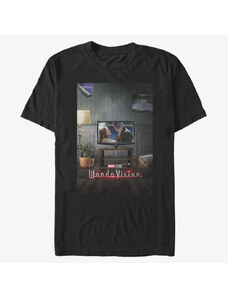 Koszulka męska Merch Marvel WandaVision - WV Poster 00s Unisex T-Shirt Black