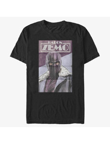Koszulka męska Merch Marvel The Falcon and the Winter Soldier - Zemo Poster Unisex T-Shirt Black