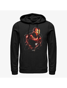 Męska bluza z kapturem Merch Marvel - Iron Hero Unisex Hoodie Black