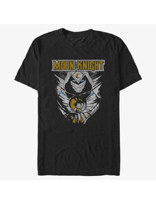 Koszulka męska Merch Marvel Moon Knight - Moon Glitter Unisex T-Shirt Black