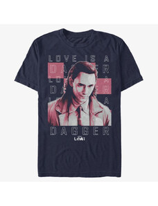 Koszulka męska Merch Marvel Loki - Not The Same Loki Unisex T-Shirt Navy Blue