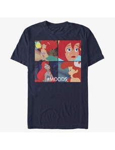 Koszulka męska Merch Disney The Little Mermaid - Ariel Moods Unisex T-Shirt Navy Blue
