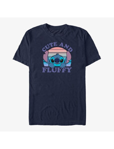 Koszulka męska Merch Disney Lilo & Stitch - Cute and Fluffy Unisex T-Shirt Navy Blue