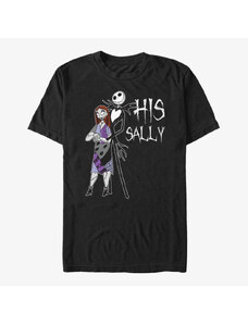 Koszulka męska Merch Disney Nightmare Before Christmas - HIS SALLY Unisex T-Shirt Black