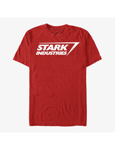 Koszulka męska Merch Marvel Avengers Classic - Stark Logo Unisex T-Shirt Red