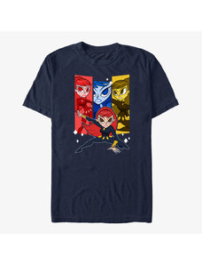 Koszulka męska Merch Marvel Avengers Classic - BlackWidow Trio Unisex T-Shirt Navy Blue