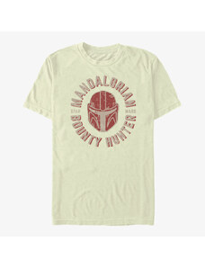 Koszulka męska Merch Star Wars: The Mandalorian - Lone Wolf Unisex T-Shirt Natural