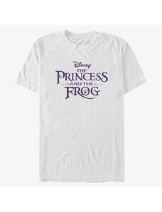 Koszulka męska Merch Disney The Princess & The Frog - Princess Frog Logo Unisex T-Shirt White