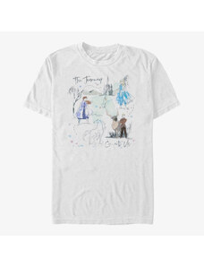 Koszulka męska Merch Disney Frozen 2 - Arendelle Journey Unisex T-Shirt White