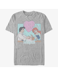 Koszulka męska Merch Disney The Little Mermaid - Eric n Ariel Unisex T-Shirt Heather Grey