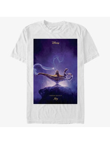 Koszulka męska Merch Disney Aladdin Live Action - Aladdin Live Action Poster Unisex T-Shirt White