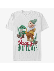 Koszulka męska Merch Disney Snow White - Bashful Christmas Unisex T-Shirt White