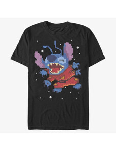 Koszulka męska Merch Disney Lilo & Stitch - Stitch Pixel Unisex T-Shirt Black