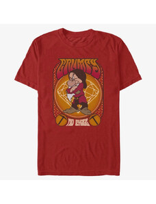 Koszulka męska Merch Disney Snow White and the Seven Dwarfs - Grumpy Gig Unisex T-Shirt Red