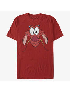 Koszulka męska Merch Disney Mulan - Big Face Mushu Unisex T-Shirt Red