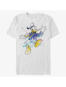 Koszulka męska Merch Disney Classic Mickey - SPLATTER DONALD Unisex T-Shirt White