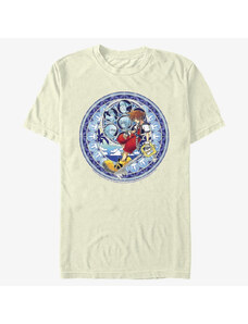 Koszulka męska Merch Disney Kingdom Hearts - Stained Glass Sora Unisex T-Shirt Natural