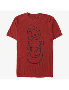 Koszulka męska Merch Disney The Little Mermaid - Sebastian Big Face Unisex T-Shirt Red